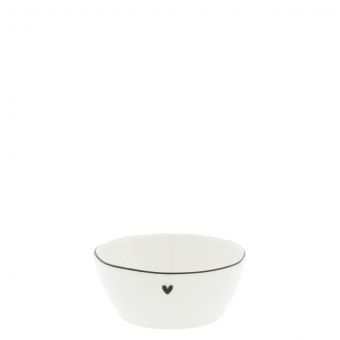 Bastion Collection Bowl mini - heart black 