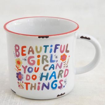 Noi Tasse Camp Mug "Beautiful Girl" 