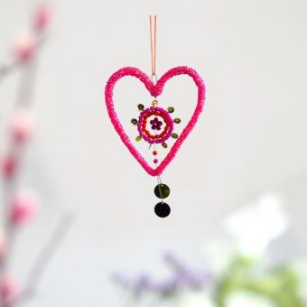 Noi Funkel Deko Ornament - heart 