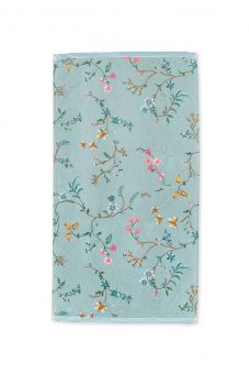 PIP Studio Les Fleurs Handtuch Hellblau 55 x 100 cm 