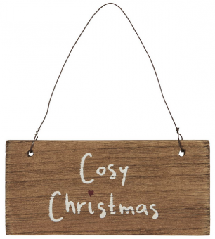 ibLaursen Christmas Holzschild 'Cosy Christmas' 