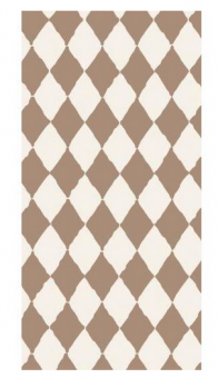 ibLaursen Christmas Papierservietten Harlekinmuster Beige 