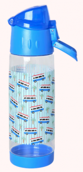 Rice Trinkflasche Car Print Blau 