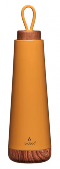 chic mic bioloco loop Trinkflasche Senfgelb/Mustard 