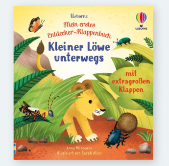 dtv / usborne "Mein erstes Entdecker-Klappenbuch: Kleiner Löwe unterwegs" 