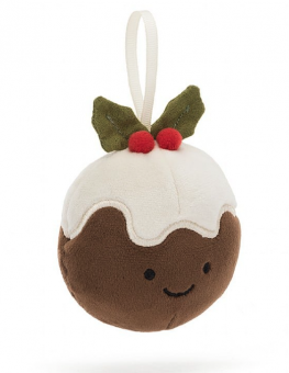 Jellycat Christmas Festive Folly Christmas Pudding 