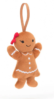 Jellycat Christmas Festive Folly Gingerbread Ruby 