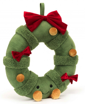 Jellycat Christmas Amuseable Decorated Christmas Wreath 