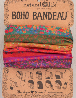 Noi Boho Stirn- und Haarband Boho Bandeau Multi Wildflowers 