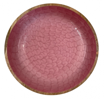 by Room Mangoholzschale Dusty Rose Pearl 25 cm 