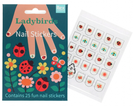 Rex London Nagel-Sticker Ladybird 