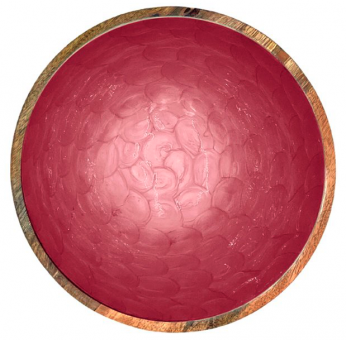 by Room Mangoholzschale Dusty Rose Pearl 38 cm 