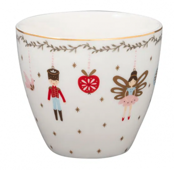 GreenGate Weihnachten Cindarella Latte Cup White 