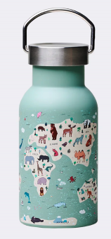 chic mic bioloco ski kids Trinkflasche Animal Map 