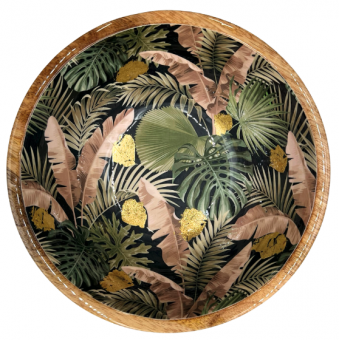 by Room Mangoholzschale Palm Leaves 25 cm 