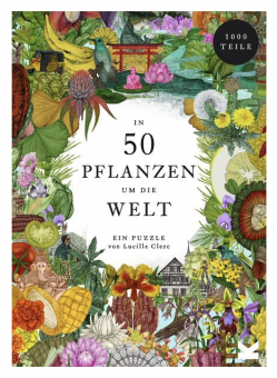 Laurence King In 50 Pflanzen um die Welt Puzzle 