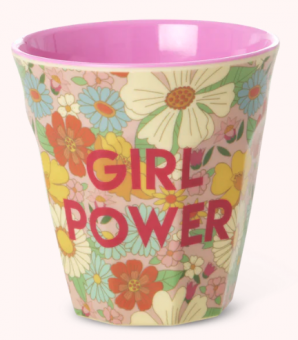 Rice Flower Power Print Becher / Cup Medium 