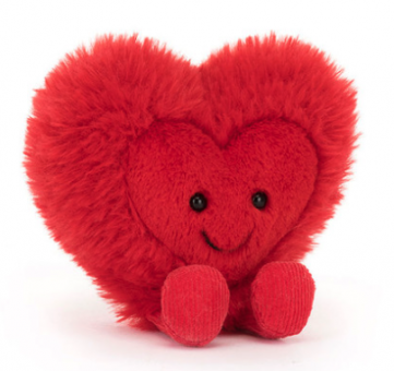 Jellycat Amuseables Beatie Heart Little 