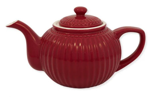 GreenGate Alice Teekanne Claret Red 