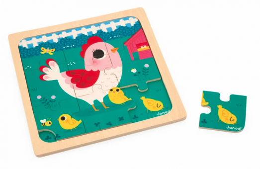 Janod Puzzle Henriette, das Huhn 