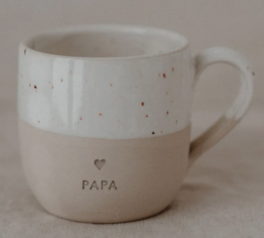 Eulenschnitt Cappuccinotasse Papa 