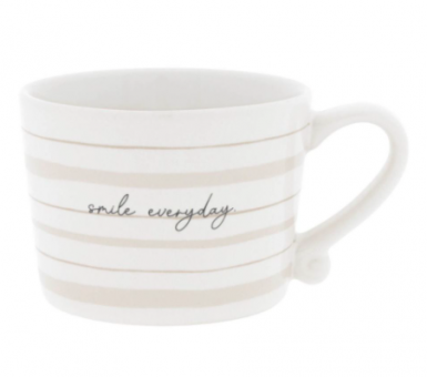 Bastion Collection Tasse Smile Everyday White 