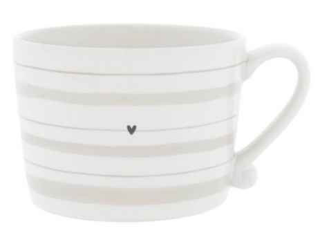 Bastion Collection Tasse Stripes Watercolour Natural 