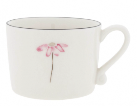 Bastion Collection Tasse White/Rose Flower 