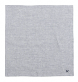 Bastion Collection Serviette Blau/Grau 