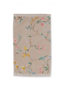 PIP Studio Les Fleurs Gästehandtuch Khaki 