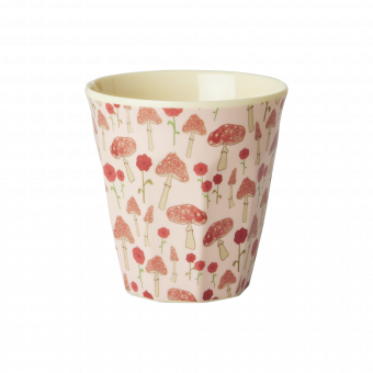rice Kinderbecher Happy Forest Print Pink Small 