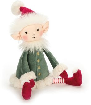 Jellycat Christmas Leffy Elf medium 