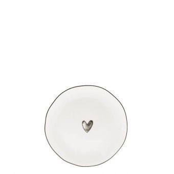 Bastion Collection Teller white / Watercolour Heart Black 