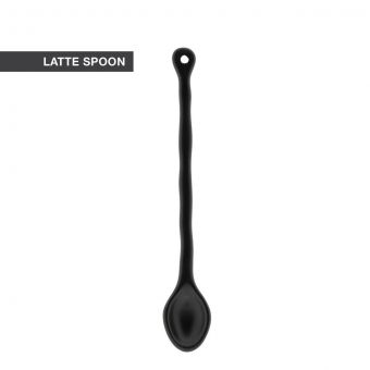 Bastion Collection Lattelöffel Matt Black 18,5 cm 