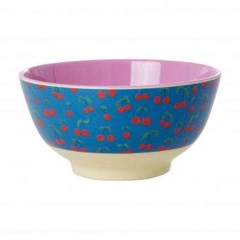 Rice Cherry Love Print Bowl Medium 