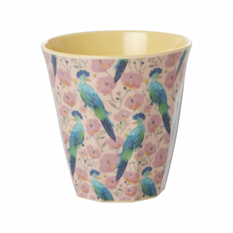 Rice Exotic Bird Print Becher / Cup Medium 