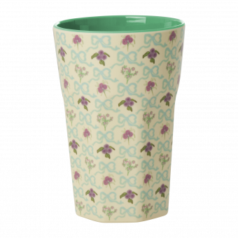 Rice Bow and Bouquet Print Becher / Cup Tall 