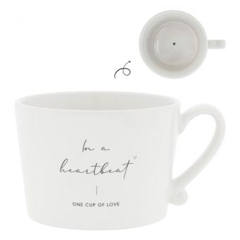 Bastion Collection Tasse White / In a Heart Beat 