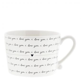 Bastion Collection Tasse White / all over I Love You 