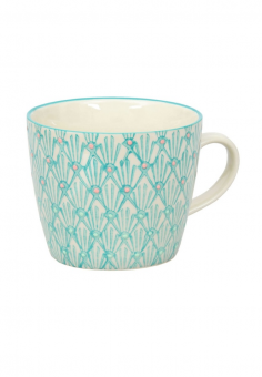 Tranquillo Tasse Art Deco blau 275 ml 