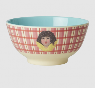 rice Christmas Bowl "Angel" Print medium 