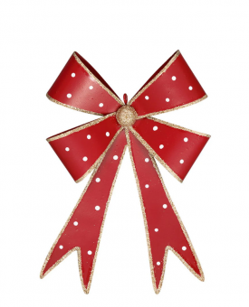 GreenGate Christbaumschmuck Schleife rot - Medium 